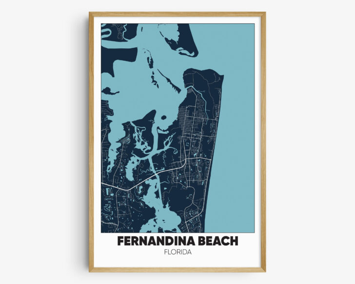 Map of Fernandina Beach Fl