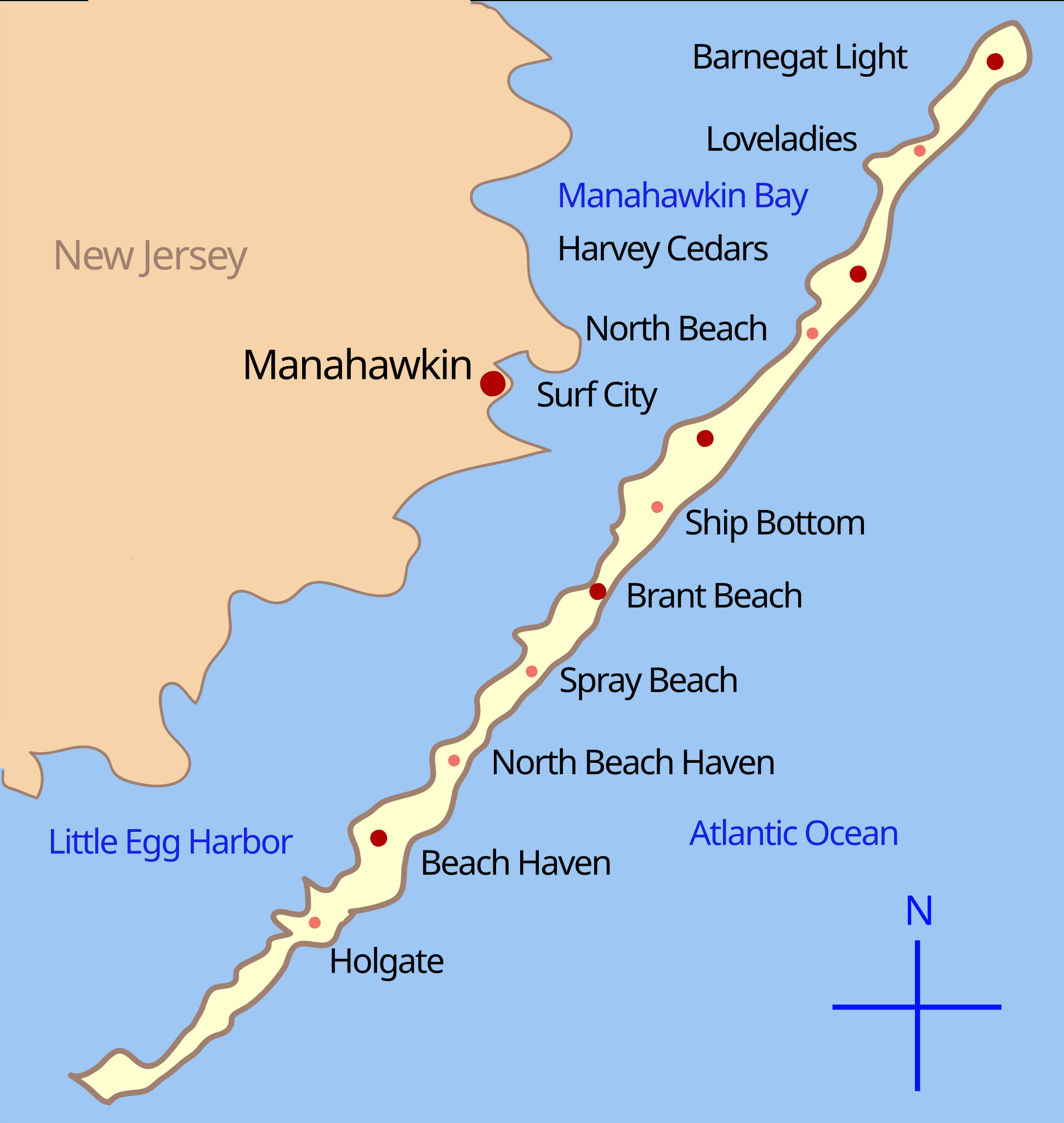File:longbeachisland.svg - Wikimedia Commons with regard to Map Of Long Beach Island Nj Towns