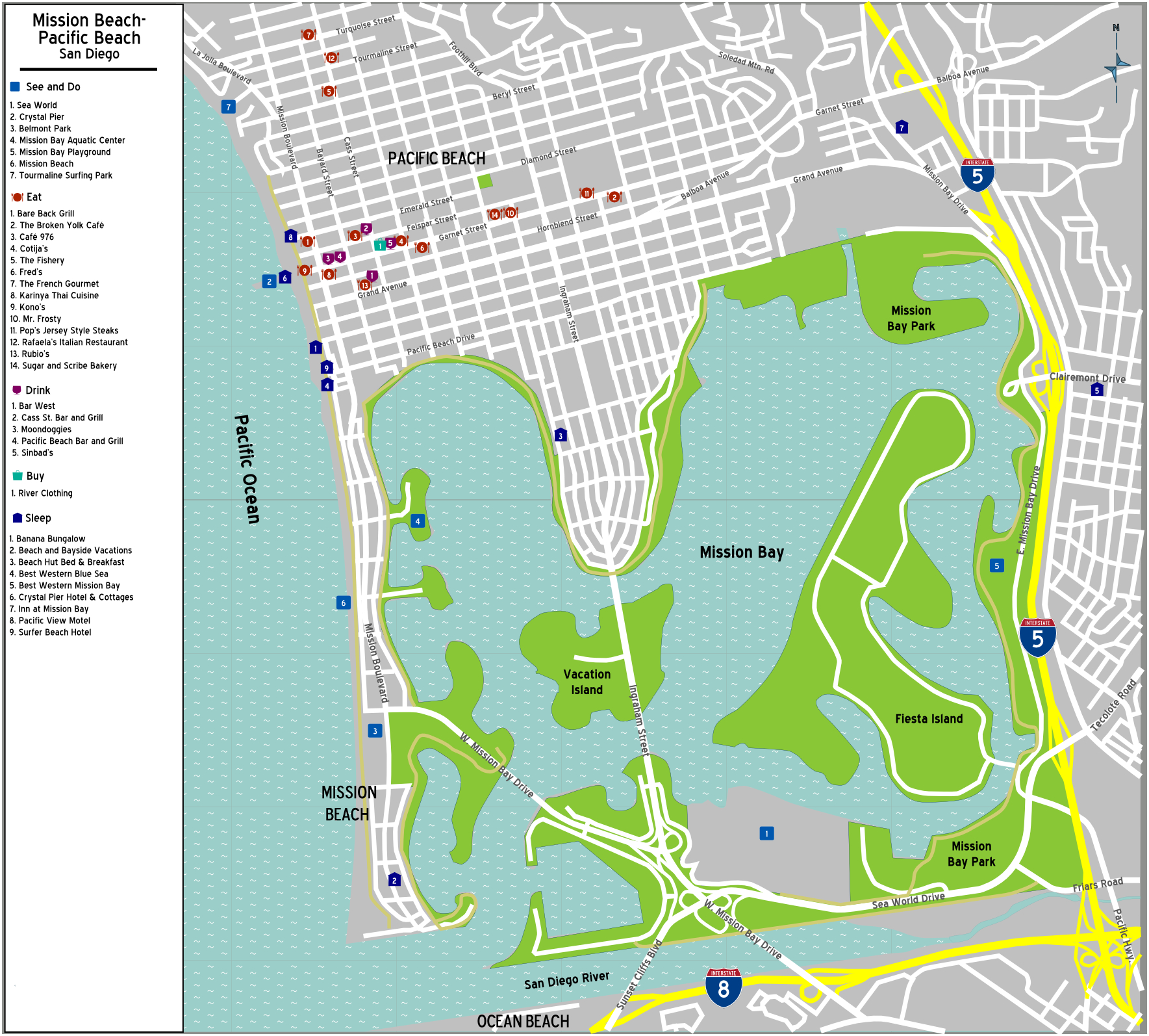 File:missionbeach Pacificbeach Sandiego - Wikimedia Commons in Map Of Pacific Beach San Diego