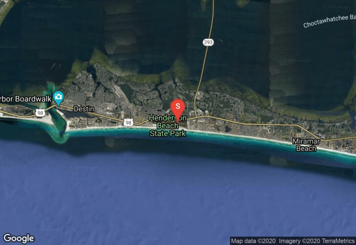 Henderson Beach State Park Campsite Map