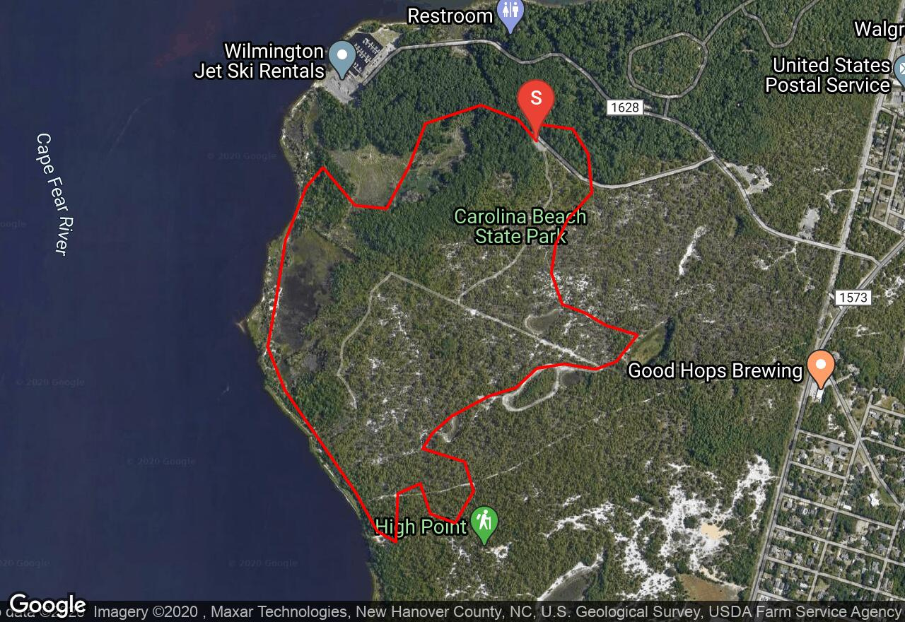 Find Adventures Near You, Track Your Progress, Share pertaining to Carolina Beach State Park Map