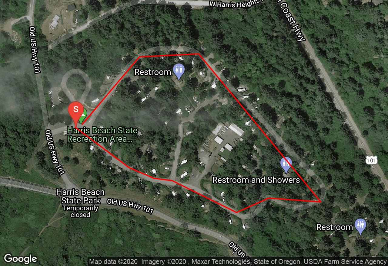 Find Adventures Near You, Track Your Progress, Share throughout Harris Beach State Park Campground Map