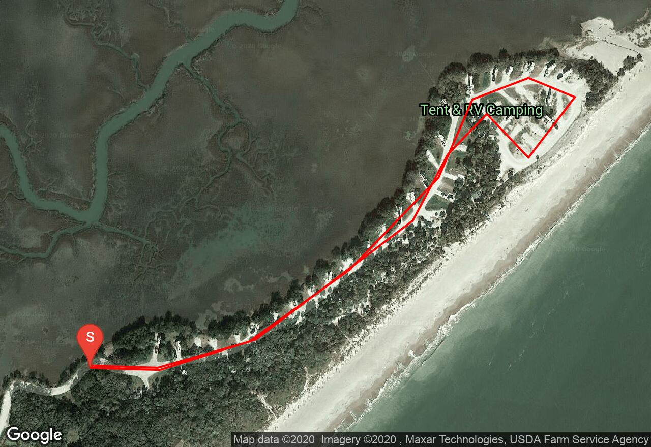 Find Adventures Near You, Track Your Progress, Share within Edisto Beach State Park Map