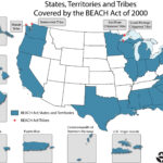 Find Information About A Particular U.s. Beach | Beaches | Us Epa Inside Map Of United States Beaches