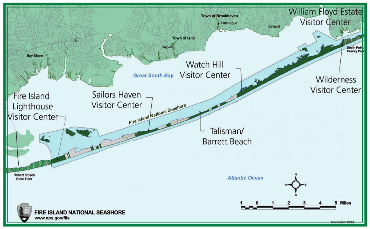 Fire Island Maps | Npmaps: Free National Park Maps for Ocean Beach Map Fire Island