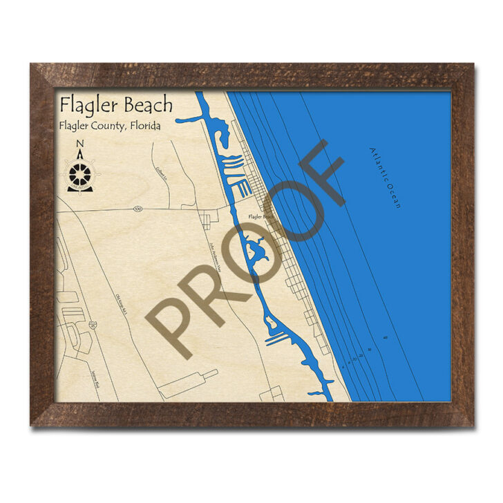 Map of Flagler Beach Fl