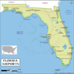 Florida Airport Map, Map Of Florida Airports Throughout Map Of Florida Gulf Coast Airports