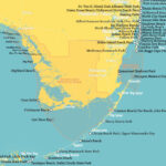 Florida Beaches Map 24X36 Poster   Etsy.de With Regard To Beaches In North Florida Map