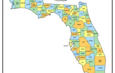 Florida County Map [Map Of Fl Counties And Cities] intended for Map of Florida East Coast Counties