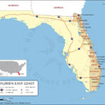 Florida East Coast Map, Map Of Florida East Coast Throughout Show Map Of Florida East Coast