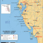 Florida Gulf Coast Map, Map Of Florida Gulf Coast For Map Of Florida West Coast Beaches