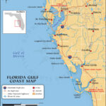 Florida Gulf Coast Map, Map Of Florida Gulf Coast Throughout Florida Beaches Gulf Side Map