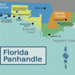 Florida Panhandle – Travel Guide At Wikivoyage Intended For Map Of Northwest Florida Gulf Coast Beaches