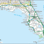 Florida Road Map Throughout Road Map Of Florida East Coast