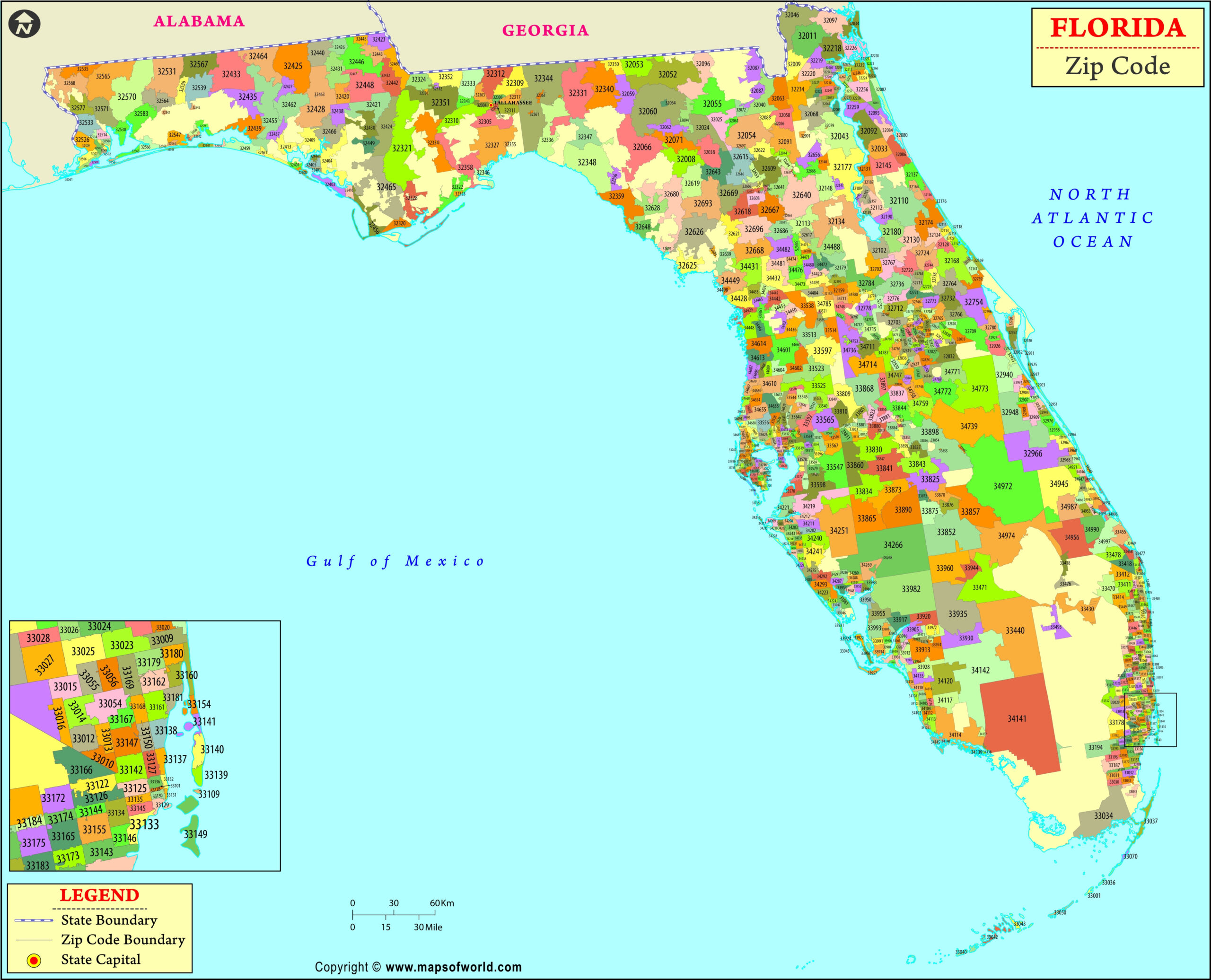 Florida Zip Codes | Florida Zip Code Map | List with regard to Delray Beach Florida Zip Code Map