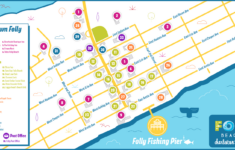 Folly Map And Visitor'S Guide | Visit Folly Beach, Sc pertaining to Map of Folly Beach Sc