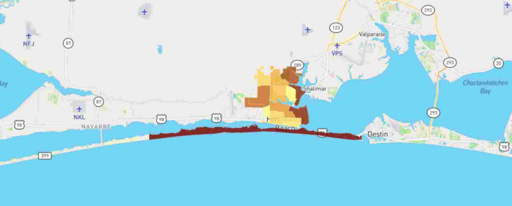 Fort Walton Beach on a Map Fort Walton Beach on a Map