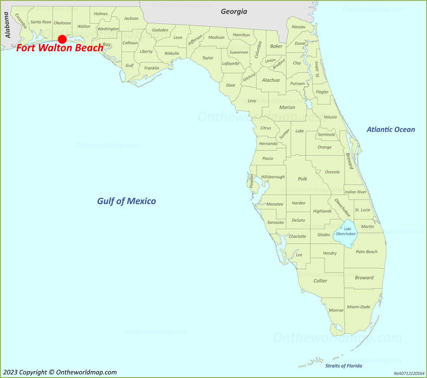 Fort Walton Beach Map | Florida, U.s. | Discover Fort Walton Beach pertaining to Fort Walton Beach On Florida Map