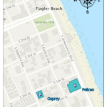 Free Beach Parking Map With Map Of Flagler Beach Fl