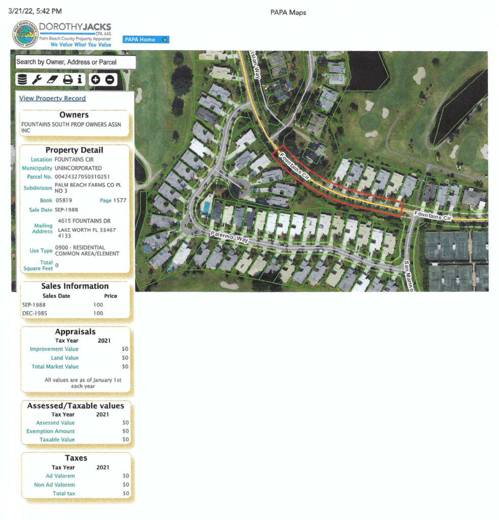 Fspoa Deeded Property - Fspoa with regard to Palm Beach County Property Appraiser Map