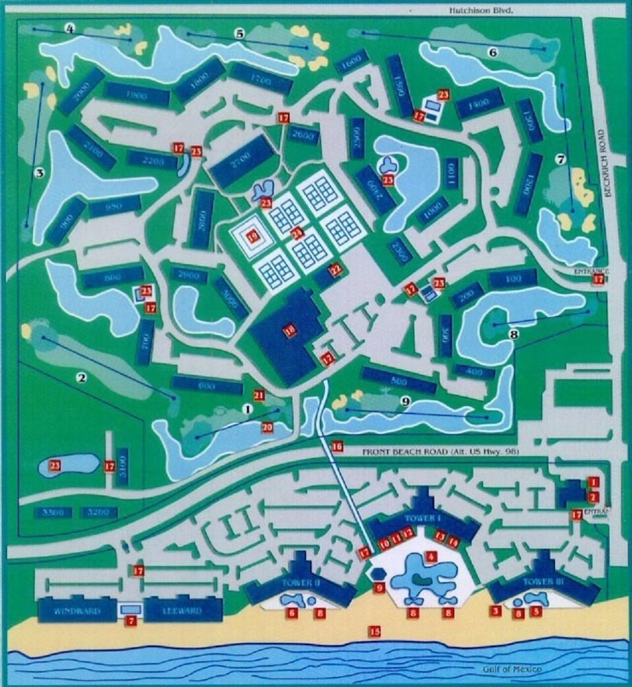 Fully-Renovated 3Br/3Ba @ Edgewater Beach Resort | &amp;quot;Eleventh inside Edgewater Resort Panama City Beach Map