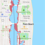 Future Sea Level Rise For Palm Beach County And Treasure Coast Pertaining To Palm Beach Island Florida Map