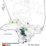 Gang Territory Map Data For Los Angeles County | Streetgangs With Regard To Gangs In Long Beach Map