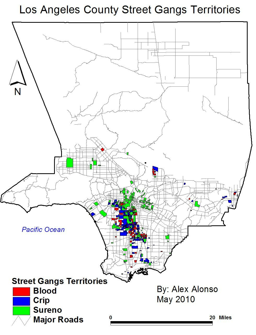 Gang Territory Map Data For Los Angeles County | Streetgangs with regard to Gangs In Long Beach Map