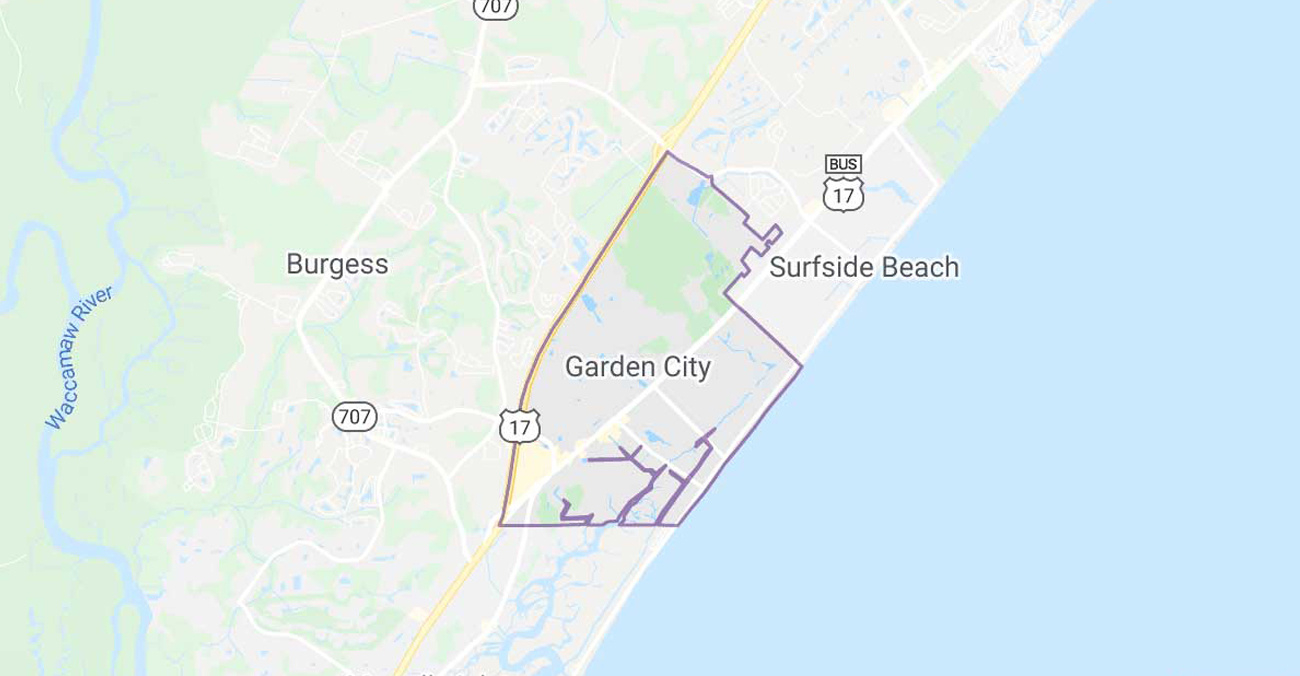 Garden City, Sc 29576 To Newsunseo - Myrtle Beach Seo in Map Of Garden City Beach Sc