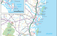 Georgia Coast Road Map for Map Of Beaches In Georgia
