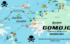 Gomojo Tender Rentals I Where Can We Go I St. Thomas Bareboat in Map Of St John Beaches
