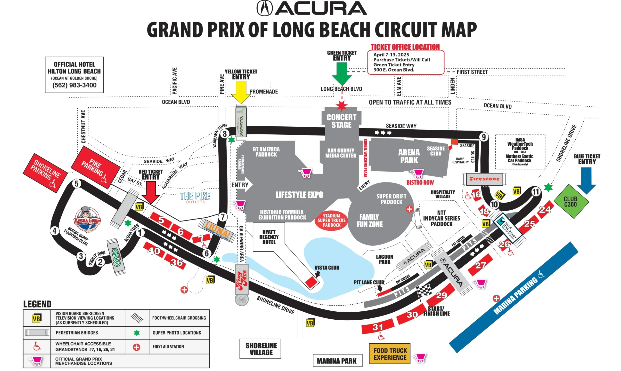 Grand Prix Of Long Beach Circuit Map regarding Map Of Long Beach Grand Prix