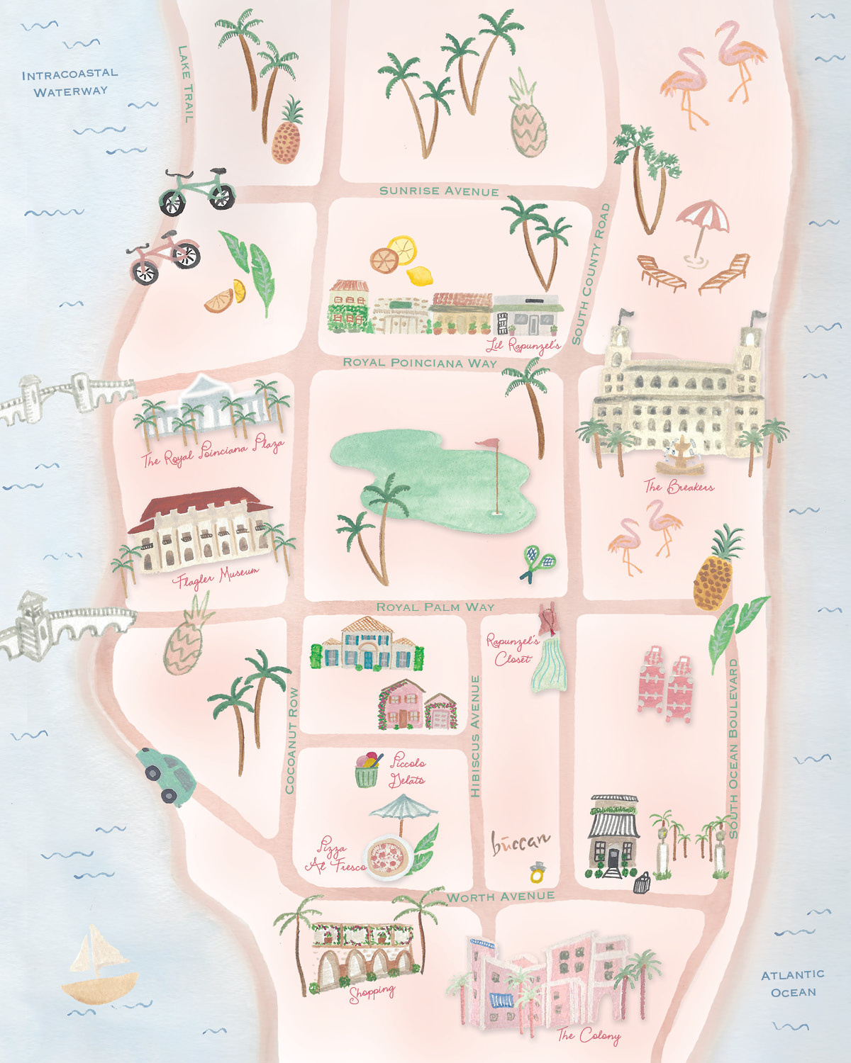 Guide To Palm Beach | Palm Beach Lately within Lake Trail Palm Beach Map