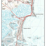 Hampton Beach 1992 Old Topographic Map Usgs Custom Composite Regarding Map Of Hampton Beach Nh