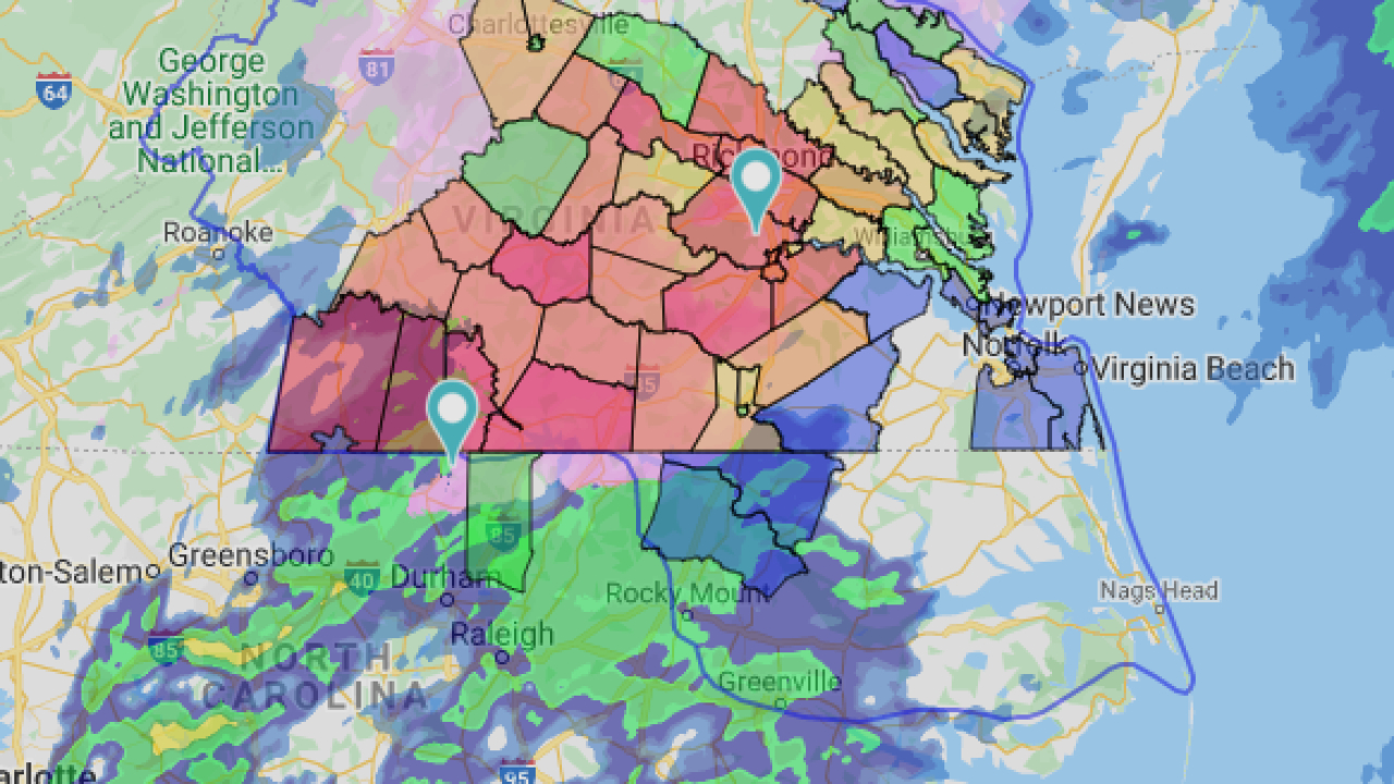 Hampton Roads, North Carolina Experiences Several Power Outages with Dominion Power Outage Map Virginia Beach