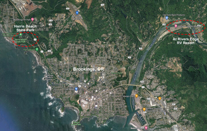 Harris Beach State Park Campground Map Harris Beach State Park Campground Map