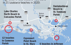 Heading To The Beach? New Study Says These Louisiana Swim Spots inside Map of Beaches in Louisiana