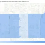 Highest Median Household Income In Delray Beachzip Code In With Regard To Zip Code Map Delray Beach