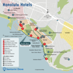 Honolulu Hotel Map   Best Areas, Neighborhoods, & Places To Stay With Map Hotels Waikiki Beach Hawaii