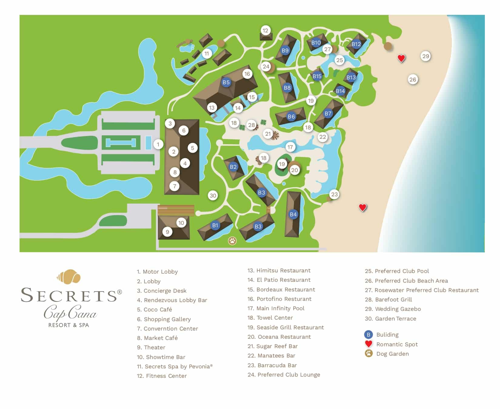 Hotel Maps - Go Dominican Travel intended for Secrets Royal Beach Punta Cana Map