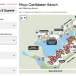 Hotel Room Finder Updates: Caribbean Beach, Beach Club & Villas With Caribbean Beach Resort Preferred Room Map