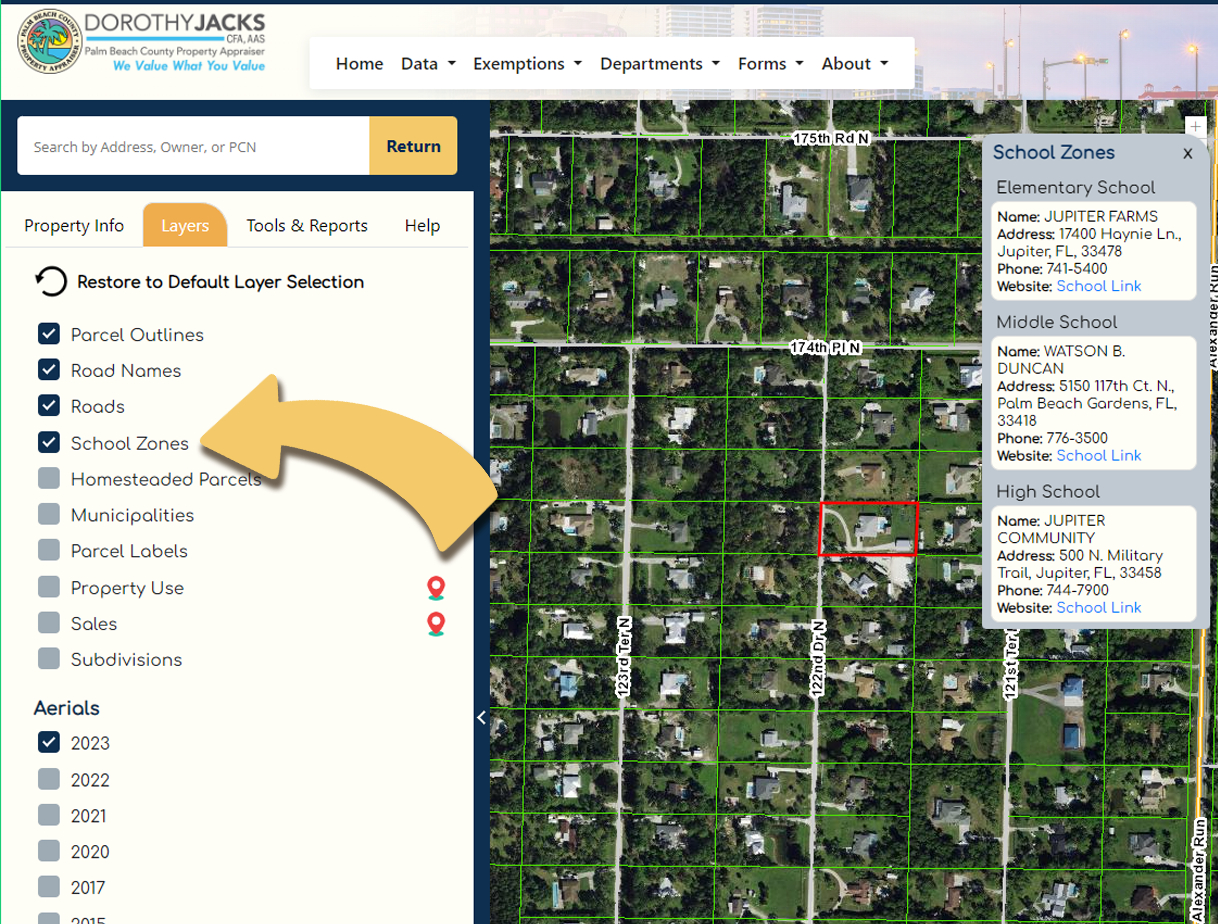 How To Find A School Attendance Zone pertaining to Palm Beach County Fl Zoning Map