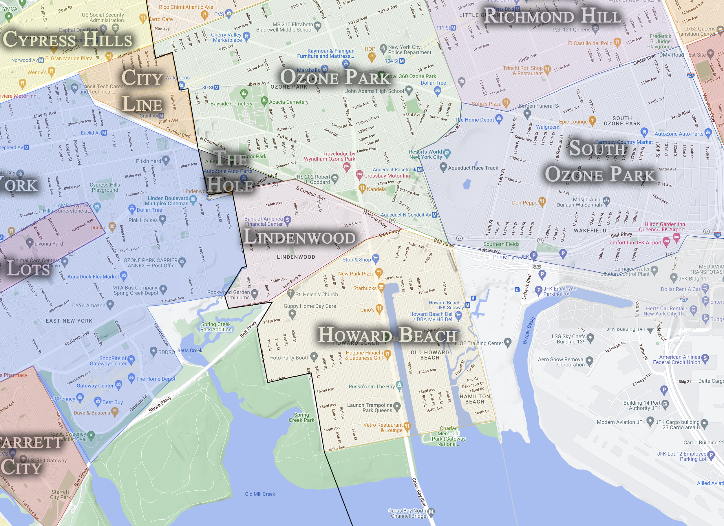 Howard Beach — Cityneighborhoods.nyc within Map of Howard Beach Queens Ny