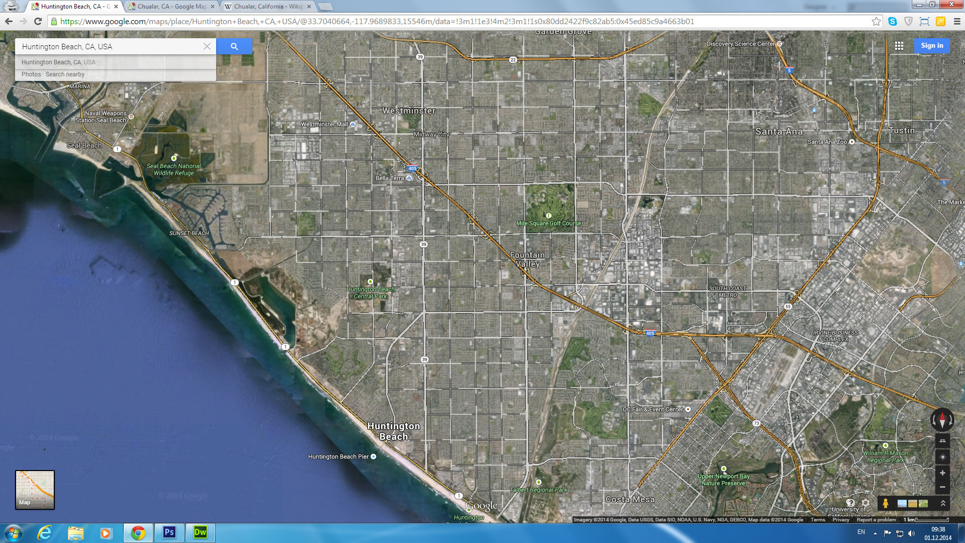 Huntington Beach, California Map throughout Google Maps Huntington Beach Ca