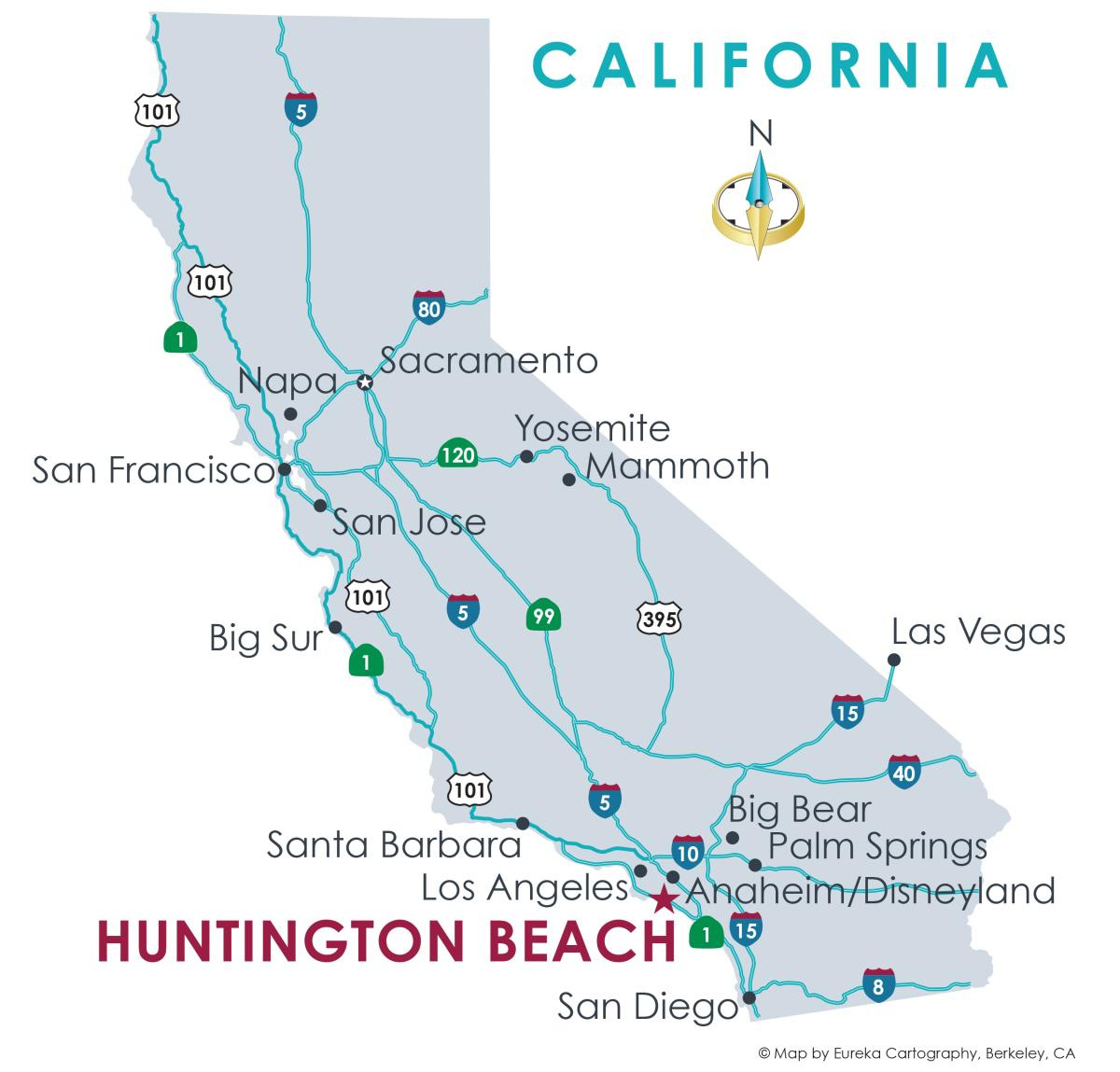 Huntington Beach Maps | Beaches, Downtown, &amp;amp; Regional Info regarding Huntington Beach on a Map