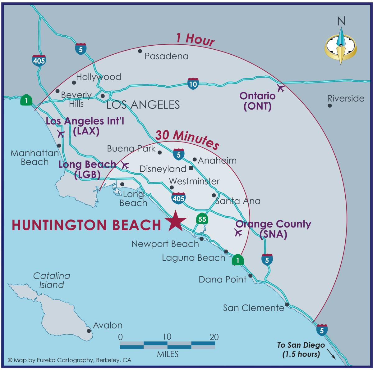 Huntington Beach Maps | Beaches, Downtown, &amp;amp; Regional Info with regard to Google Maps Huntington Beach Ca
