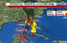 Hurricane And Storm Surge Watches Issued For Florida'S Gulf Coast intended for Map Of Florida Gulf Coast Hurricane