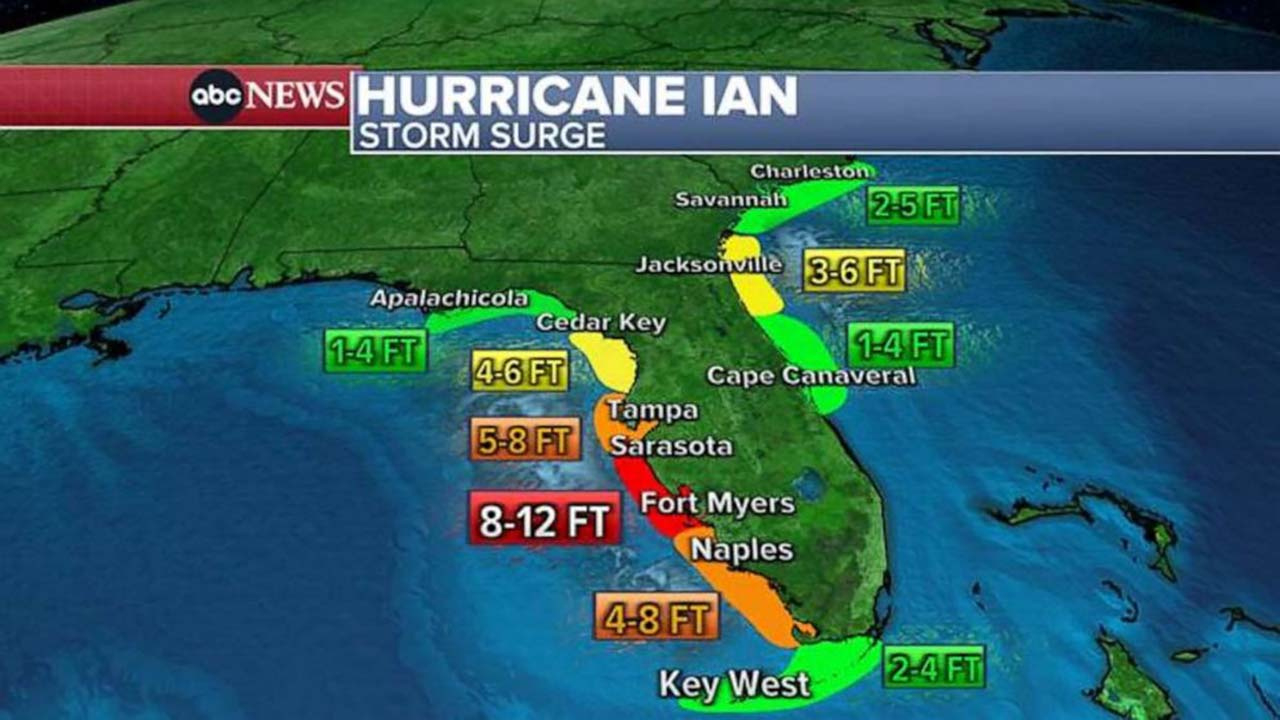 Hurricane Ian: This Is Why Florida, Gulf Of Mexico Coastline Is So in Map of Florida Gulf Coast Hurricane