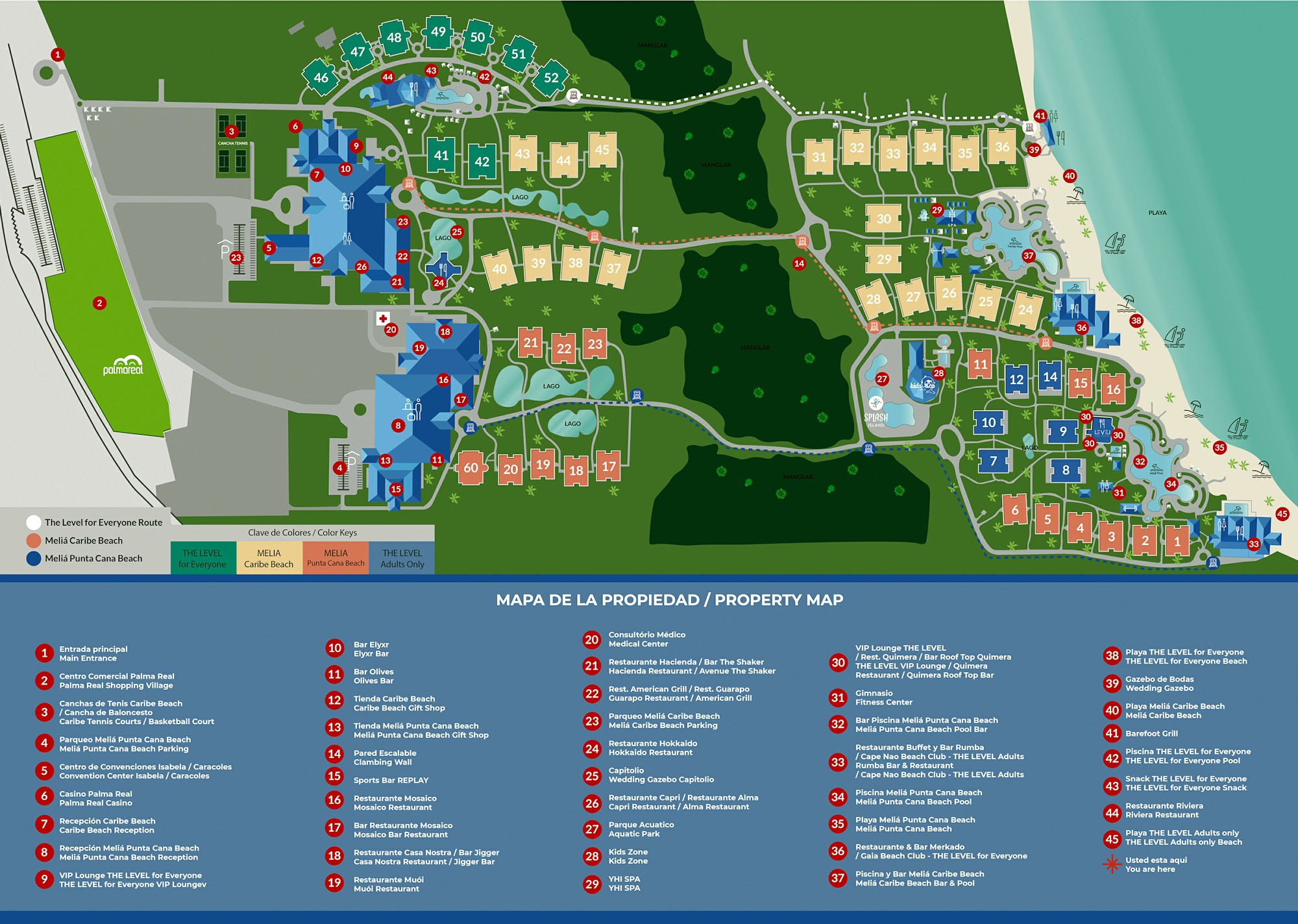 If Someone Has A Current Map Of The Resort Can You Post It? I with regard to Melia Caribe Beach Resort Map