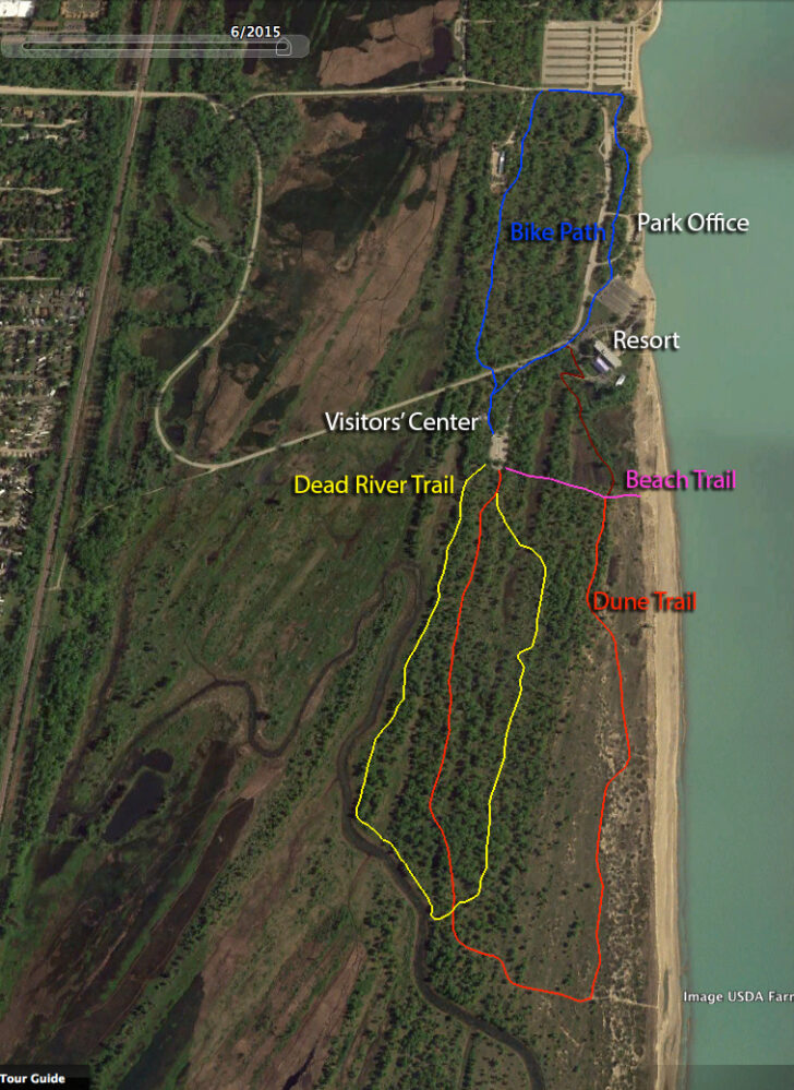 Illinois State Beach Park Map